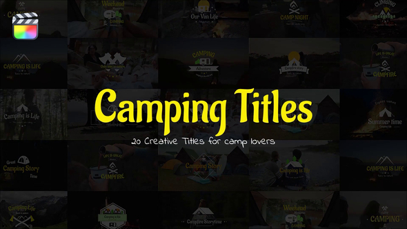 Photo of Camping Titles – Videohive 56673127