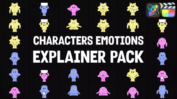 Photo of Characters Emotions Explainer Pack for FCPX – Videohive 56806121