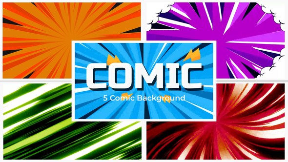 Photo of Comic Background – Videohive 56666269