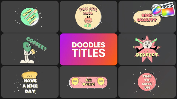 Photo of Comic Doodles Titles for FCPX – Videohive 56805903