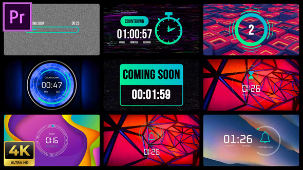 Photo of Coming Soon Countdown Timer UI Element MOGRT – Videohive 56749987