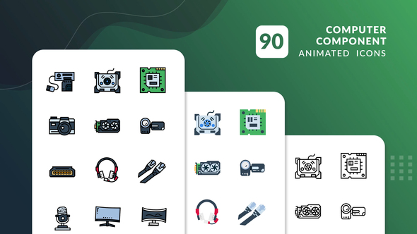 Photo of Computer Component Animated Icons | After Effects – Videohive 56761798