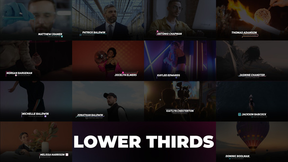 Photo of Dynamic Lower Thirds – Videohive 56667265