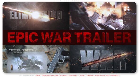 Photo of Epic War Trailer – Videohive 56609119