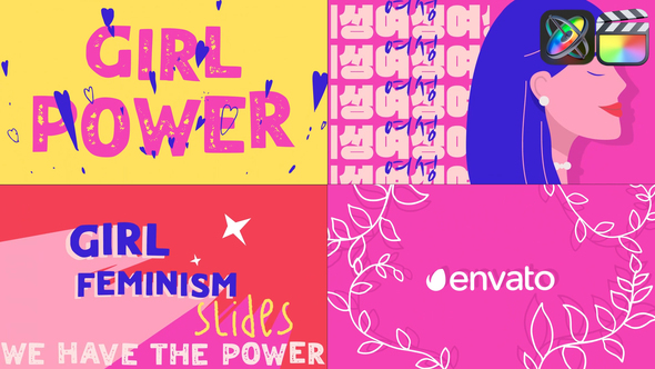 Photo of Feminism Typography Scenes for FCPX – Videohive 56968828