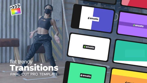 Photo of Flat Trendy Transitions | FCPX – Videohive 56709107