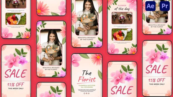 Photo of Florist Instagram Stories – Videohive 56832512