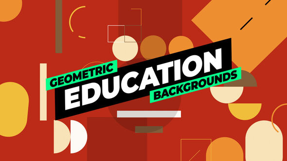 Photo of Geometric Education Backgrounds – Videohive 56528316