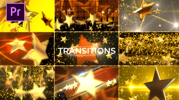 Photo of Gold Star Transitions Pack – Videohive 23393379