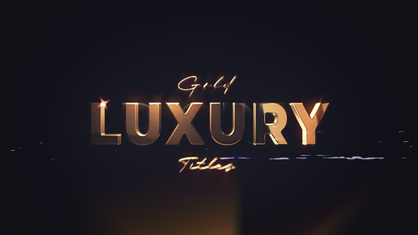 Photo of Golden Premium Titles – Videohive 56757268