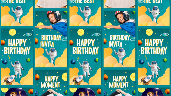 Photo of HAppy Birthday Invitation Stories Instagram – Videohive 56853524