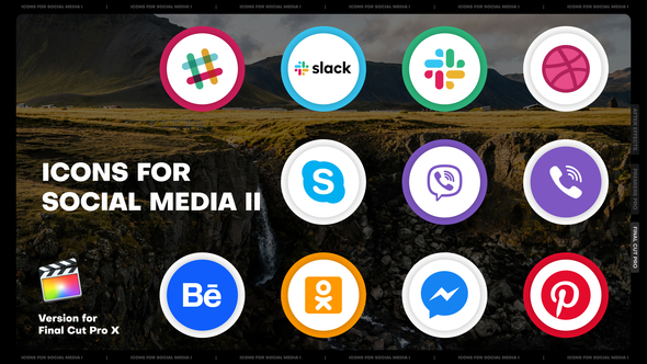 Photo of Icons for Social Media II | FCPX – Videohive 56816301