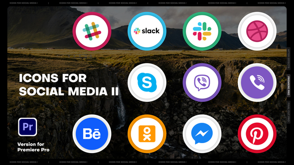 Photo of Icons for Social Media II | MOGRT – Videohive 56768839