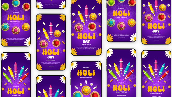 Photo of Indian Festival Holi Instagram Story – Videohive 56555697