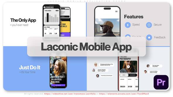 Photo of Laconic Mobile Application Promo – Videohive 56609166