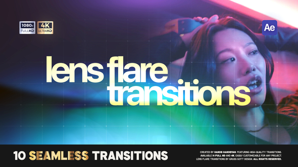 Photo of Lens Flare Transitions – Videohive 56559599