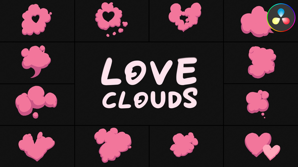 Photo of Love Clouds for DaVinci Resolve – Videohive 56636680
