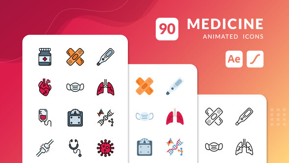 Photo of Medicine Animated Icons | After Effects – Videohive 56597502