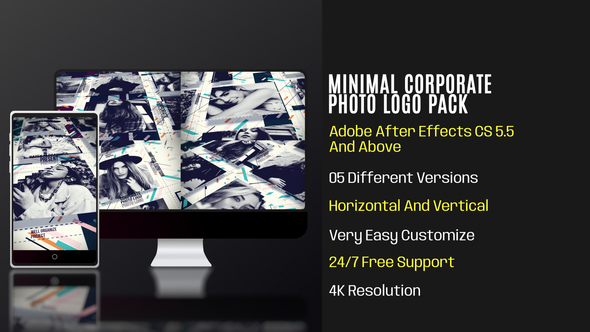 Photo of Minimal Corporate Photo Logo Pack – Videohive 56492514