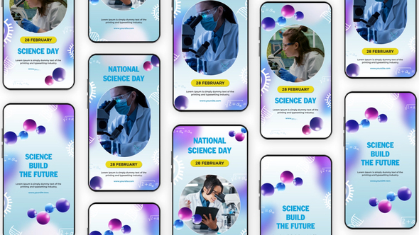 Photo of National Science Day Instagram Story – Videohive 56701650