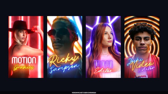 Photo of Neon Poster Stories – Videohive 56866929