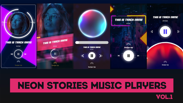 Photo of Neon Stories Music Players – Videohive 25502722