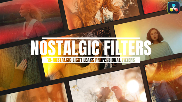 Photo of Nostalgic Light Leaks Professional Filters For DaVinci Resolve – Videohive 56730460