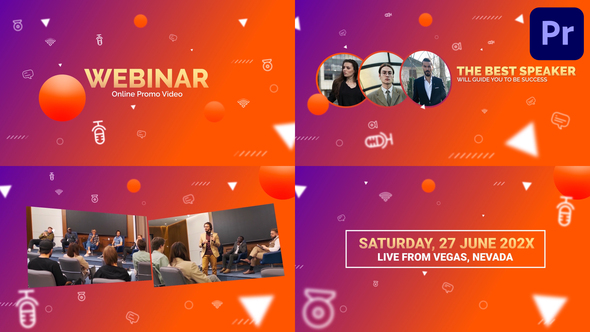 Photo of Online Webinar Promo for Premiere Pro – Videohive 56555868