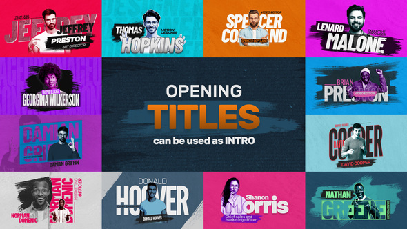 Photo of Opening Brush Titles – Videohive 56569197