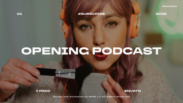 Photo of Opening Podcast – Videohive 56566545