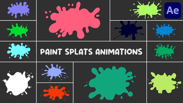 Photo of Paint Splats Animations for After Effects – Videohive 56597004