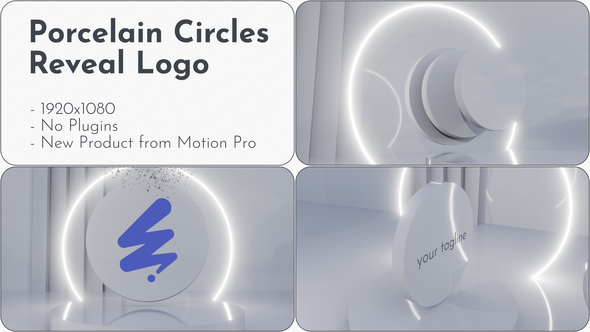 Photo of Porcelain Circles Reveal Logo – Videohive 56654889