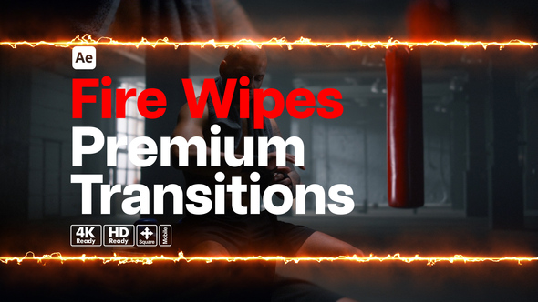 Photo of Premium Transitions Fire Wipes – Videohive 56600058