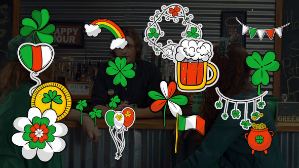 Photo of Saint Patrick’s Day Sticker Collection – Videohive 56931247