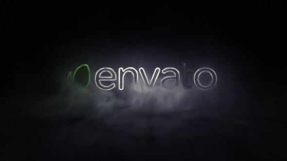 Photo of Smoky Neon & Lightning Logo – Videohive 56748875