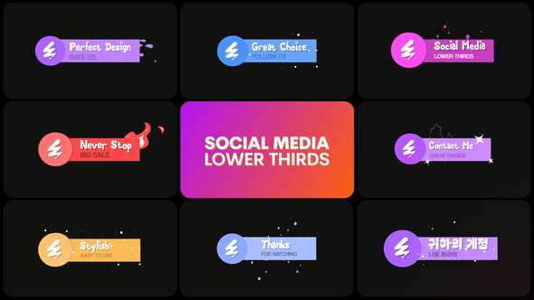 Photo of Social Media Lower Thirds | FCPX – Videohive 56533065