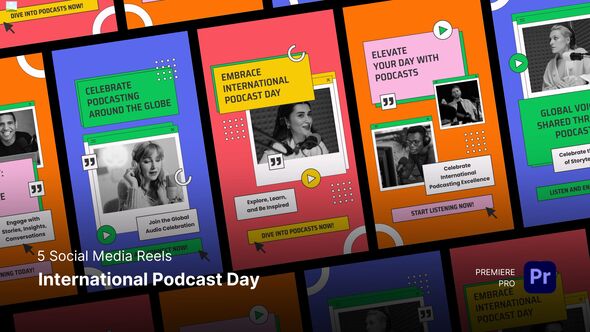 Photo of Social Media Reels – International Podcast Day Premiere Pro Templates – Videohive 56599987