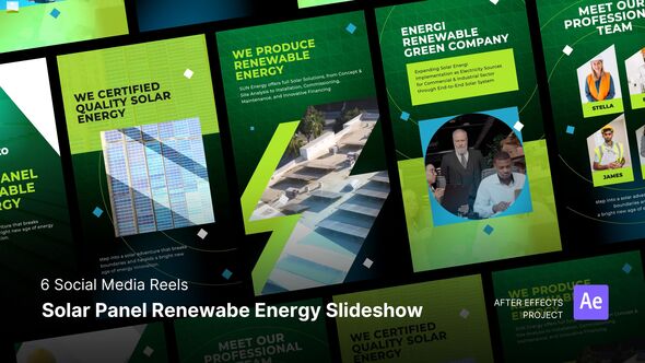 Photo of Social Media Reels – Solar Panel Renewable Energy Slideshow After Effects Project Files – Videohive 56704306