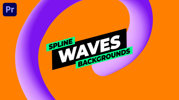 Photo of Spline Waves Backgrounds – Videohive 56586904