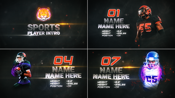 Photo of Sports Player Profile //  Sports Team Intro – Videohive 47541086