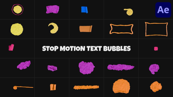 Photo of Stop Motion Text Bubbles | After Effects – Videohive 56699764