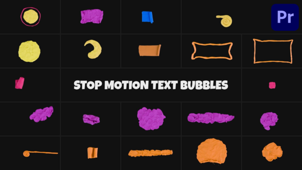 Photo of Stop Motion Text Bubbles | Premiere Pro MOGRT – Videohive 56700106