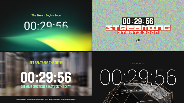 Photo of Streaming Countdown – Videohive 56550212