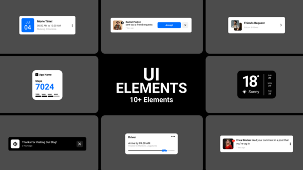 Photo of UI Elements – Videohive 56586125