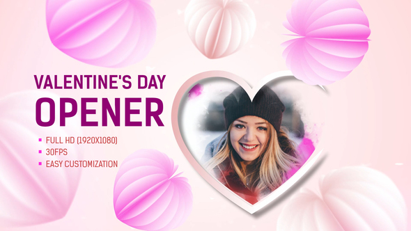 Photo of Valentine’s Day Opener – Videohive 56559715