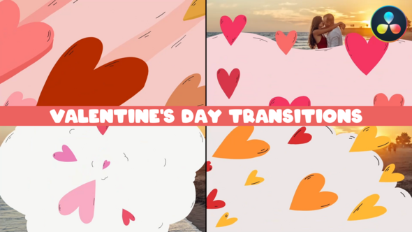 Photo of Valentine’s Day Transitions | DaVinci Resolve – Videohive 56534339