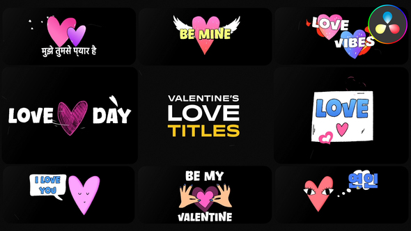 Photo of Valentines Love Titles | DaVinci Resolve – Videohive 56663270