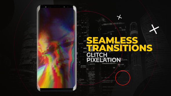 Photo of Vertical Glitch Pixelation Transitions | After Effects – Videohive 56584970