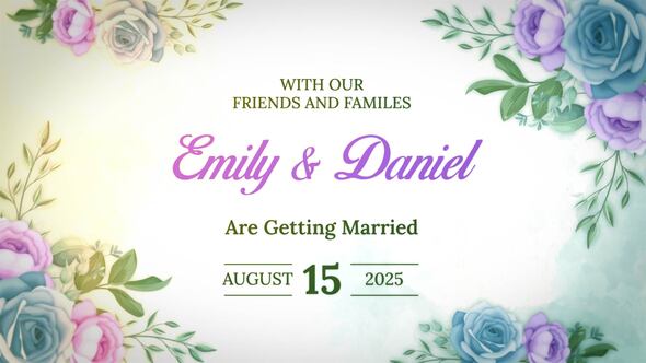 Photo of Wedding Invitation – Videohive 56655428