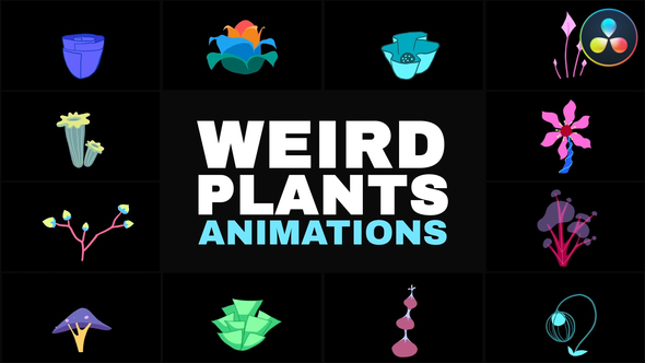 Photo of Weird Plants Animations | DaVinci Resolve – Videohive 56702445